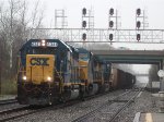 CSX 6341 Leads a Ballast Train